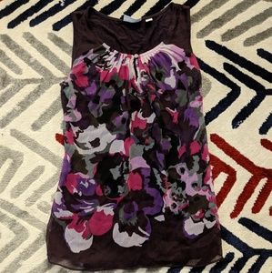 NEW YORK & COMPANY PURPLE BLOUSE